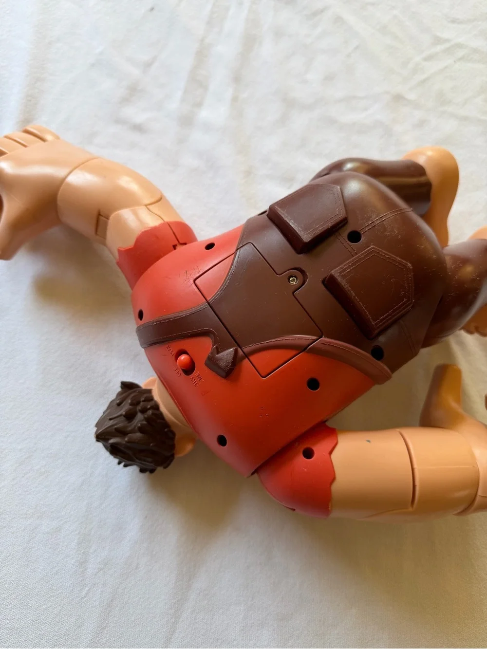 VTG Disney Wreck-It Ralph Action Figure - Red Shirt, Brown Overalls
